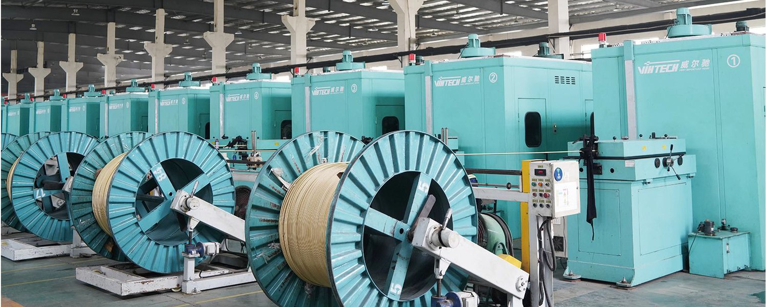 Hydraulic hose production workshop and equipment