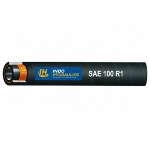 SAE 100 R1 Wrapped Cover Hydraulic Hose with single wire braid reinforcement