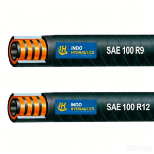 SAE 100 R9 R12 Wrapped Cover Spiral Hydraulic Hose