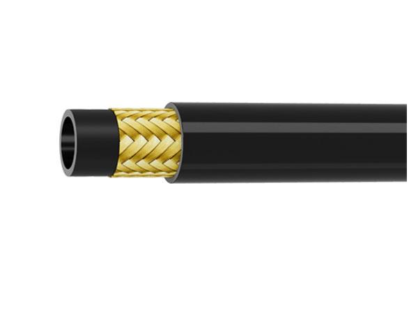 Single wire hydraulic hose structure
